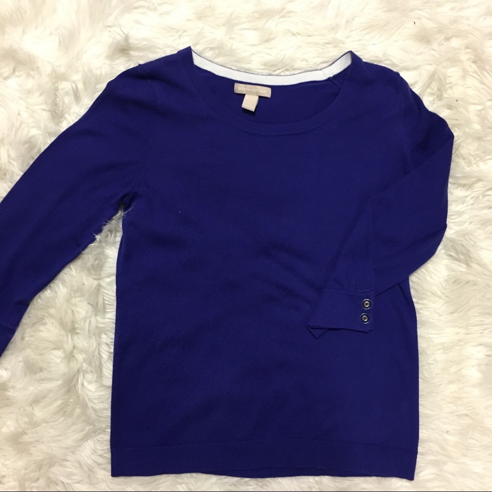 Banana Republic royal blue sweater